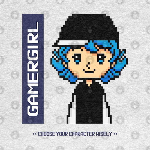 Gamer girl 8-bit by Rdxart